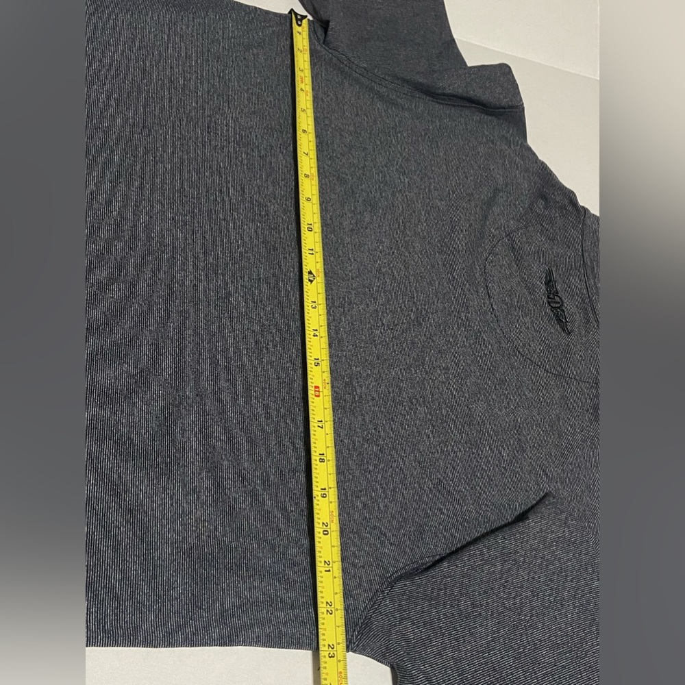 Straight Down Golf Quarter Zip Pullover-Large-Bla… - image 8